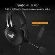Asus 90YH044B-BHUA00 A302 TUF H1 Gen II Wireless On Ear Headset Black