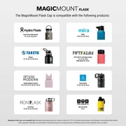 Scosche 1 Pc MagicMount Flask With Phone Mount White