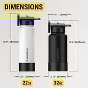 Scosche 1 Pc MagicMount Flask With Phone Mount White