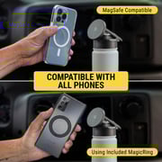 Scosche 1 Pc MagicMount Flask With Phone Mount White