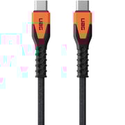 UAG Kevlar Core USB-C To USB-C Cable 1.5m Black/Orange
