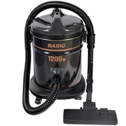 Basic Canister Vacuum Cleaner Black BSC-1200A