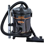 Basic Canister Vacuum Cleaner Black BSC-1200A