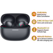 Xiaomi M2430E1 Redmi Buds 6 Pro Wireless Earbuds Space Black