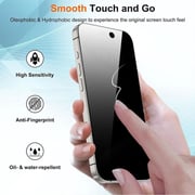 S&S Privacy Screen Protector Black iPhone 16