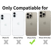 S&S Privacy Screen Protector Black iPhone 16 Pro