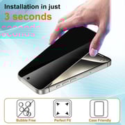 S&S Privacy Screen Protector Black iPhone 16 Pro Max