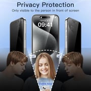 S&S Privacy Screen Protector Black iPhone 16 Pro Max
