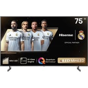 تلفزيون هيسينس بشاشة HD ألترا ودقة 4K قياس 75 بوصة (موديل 2025) 75U6N