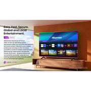 تلفزيون هيسينس بشاشة HD ألترا ودقة 4K قياس 85 بوصة (موديل 2025) 85A6N