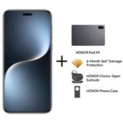 Honor Magic 7 Pro 512GB Black 5G Smartphone + Pad X9 + Choice Earbuds + Case + 6-Month 360° Damage Protection - Pre-order