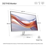 HP Series 5 94F50AS 532SF FHD VA Monitor 31.5inch