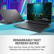 Dell G16 Gaming (2023) Laptop - 13th Gen / Intel Core i9-13900HX / 16inch QHD+ / 1TB SSD / 32GB RAM / 8GB NVIDIA GeForce RTX 4060 Graphics / Windows 11 Home / English Keyboard / Metallic Nightshade / International Version - [G7630-9302GRY-PUS]