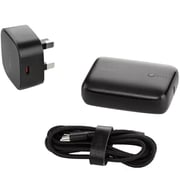 Aukey Charger + USB-C To Lightning Cable + Power Bank Kit 1.2m Black