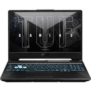 أسوس تي يو إف A15 للألعاب (2023)، معالج AMD رايزن 7-7435HS، شاشة 15.6 بوصة FHD، (512 جيجابايت، 8 جيجابايت)، كرت شاشة نفيديا جيفورس RTX 3050 سعة 4 جيجابايت، نظام ويندوز 11 هوم، لوحة مفاتيح إنجليزية، لون رصاصي، إصدار عالمي [FA506NCR-WH71]