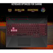 أسوس تي يو إف A15 للألعاب (2023)، معالج AMD رايزن 7-7435HS، شاشة 15.6 بوصة FHD، (512 جيجابايت، 8 جيجابايت)، كرت شاشة نفيديا جيفورس RTX 3050 سعة 4 جيجابايت، نظام ويندوز 11 هوم، لوحة مفاتيح إنجليزية، لون رصاصي، إصدار عالمي [FA506NCR-WH71]