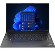 Lenovo ThinkPad E16 Gen 2 (2023) Laptop - 1st Series / Intel Core Ultra 5-125U / 16inch WUXGA / 512GB SSD / 8GB RAM / Shared Intel Graphics / DOS / English Keyboard / Black / International Version - [21MA000BGP]