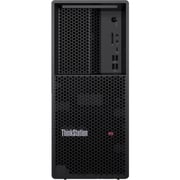 Lenovo ThinkStation P3 Tower (2024) Desktop - 14th Gen / Intel Core i7-14700 / 512GB SSD / 16GB RAM / Shared Intel UHD Graphics 770 / Windows 11 Pro / English & Arabic Keyboard / Black / International version - [30GS00BDAX]