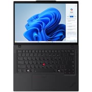 Lenovo ThinkPad T14 Gen 5 (2023) Laptop - 1st Series / Intel Core Ultra 7-155U / 14inch WUXGA / 512GB SSD / 16GB RAM / Shared Intel Graphics / DOS / English Keyboard / Black / International Version - [21ML001BGP]