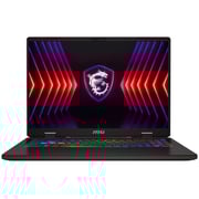 MSI Sword 16 HX Gaming (2025) Laptop - 14th Gen / Intel Core i9-14900HX / 16inch FHD+ / 1TB SSD / 16GB RAM / 6GB NVIDIA GeForce RTX 4050 Graphics / Windows 11 / English & Arabic Keyboard / Cosmos Gray Black / Middle East Version - [B14VEKG]