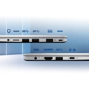 MSI Modern 14 (2025) Laptop - 13th Gen / Intel Core i5-1335U / 14inch UHD / 512GB SSD / 8GB RAM / Shared Intel Iris Xe Graphics / Windows 11 Home / English & Arabic Keyboard / Urban Silver / Middle East Version - [F13MG-05]