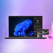 MSI Modern 14 (2025) Laptop - 13th Gen / Intel Core i5-1335U / 14inch UHD / 512GB SSD / 8GB RAM / Shared Intel Iris Xe Graphics / Windows 11 Home / English & Arabic Keyboard / Urban Silver / Middle East Version - [F13MG-05]