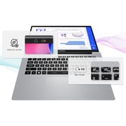 MSI Modern 14 (2025) Laptop - 13th Gen / Intel Core i5-1335U / 14inch UHD / 512GB SSD / 8GB RAM / Shared Intel Iris Xe Graphics / Windows 11 Home / English & Arabic Keyboard / Urban Silver / Middle East Version - [F13MG-05]