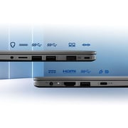 MSI Modern 14 (2025) Laptop - 13th Gen / Intel Core i3-1315U / 14inch FHD / 512GB SSD / 8GB RAM / Shared Intel Iris Xe Graphics / Windows 11 Home / English & Arabic Keyboard / Platinum Gray / Middle East Version - [F13MG-05]