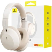 Baseus A00070800221 Bass 35 Max Wireless Over Ear Headphones Stellar White