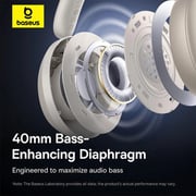 Baseus A00070800221 Bass 35 Max Wireless Over Ear Headphones Stellar White