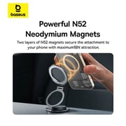 Baseus MagPro Magnetic Car Mount Stick-on Version Black