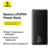 Baseus LiFePO4 Power Bank 18400mAh Black P10071000113