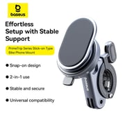 Baseus PrimeTrip Stick-on Type Bike Phone Mount Black