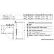 Siemens iQ100 Bottom Freezer 329 Litres KG36NNL30M