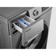 Toshiba Front Load 7KG Washing Machine, Full Automatic Silver, TW-BJ80S2EG(SK)