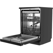 Midea Freestanding Dishwasher 14 Places, (6-Programs + 3 smart addable) Black - MDWEF1433DB-WI-EG