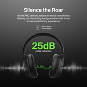 Belkin AUD008hqBK SoundForm Isolate Wireless Over Ear Headphone Black