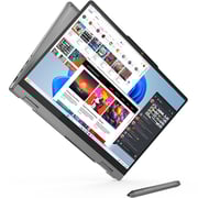 Lenovo IdeaPad 5 14IRH9 2-in-1 Convertible (2025) Laptop - 13th Gen / Intel Core i5-13420H / 14inch WUXGA / 512GB SSD / 8GB RAM / Shared Intel UHD Graphics / Windows 11 Home / English & Arabic Keyboard / Luna Grey / Middle East Version - [83KX002KAD]