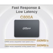 Dahua Portable Solid State Drive SATA III 1TB Black DHI-SSD-C800AS1TB