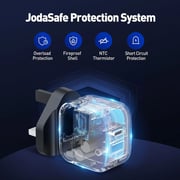Joda USB-C GaN Wall Charger, Compact Design – Black