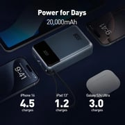 Joda SHARG 20 Power Bank 20000mAh with Dual Output, Grey – PB006ADUN1