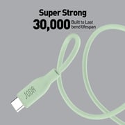 Joda SLIP 60W Type-C to Type-C Cable 1m – Green – CB017ALUN1