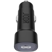 Joda USB-C Car Charger, Dual Port – Black
