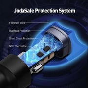 Joda USB-C Car Charger, Dual Port – Black