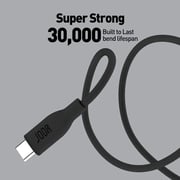 Joda Type-C to Type-C Silicone Charging Cable 1m – Black