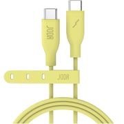 Joda Type-C to Type-C Silicone Charging Cable 1m – Yellow