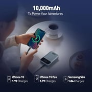 باور بانك جودا شارج 10 بسعة 10000 مللي أمبير لون رمادي PB005ADUN1