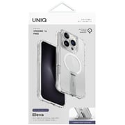 Uniq Eleva Case with Vertical Stand, Transparent – iPhone 16 Pro