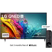 LG 65 Inch QNED QNED86 4K Smart TV AI Magic Remote HDR10 WebOS24 2024 + LG S65TR Sound Bar