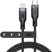 Joda Type-C to Lightning Nylon Braided Cable 1m – Black